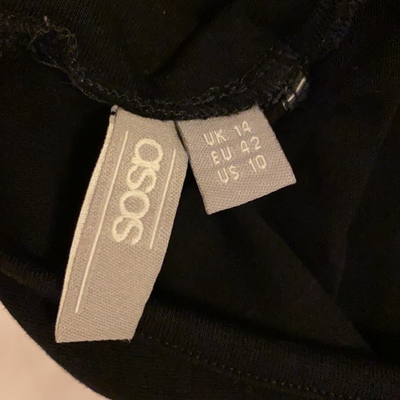 Black Backless Long Sleeve Mini Dress - Picture 6 of 7